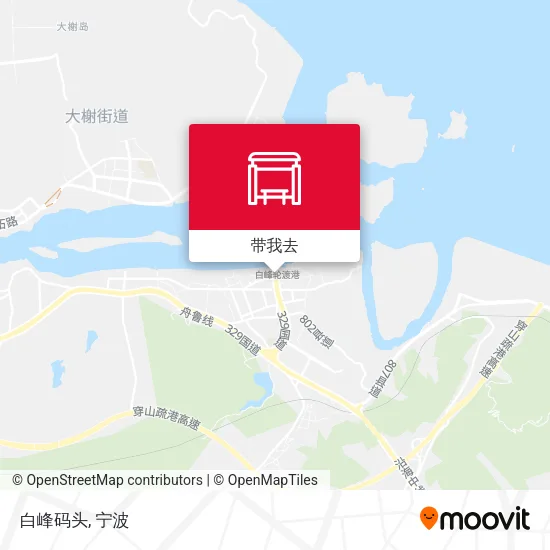 白峰码头地图