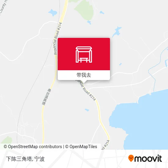 下陈三角塔地图
