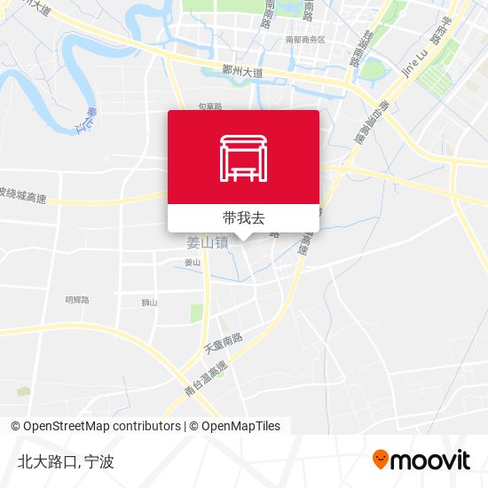 北大路口地图