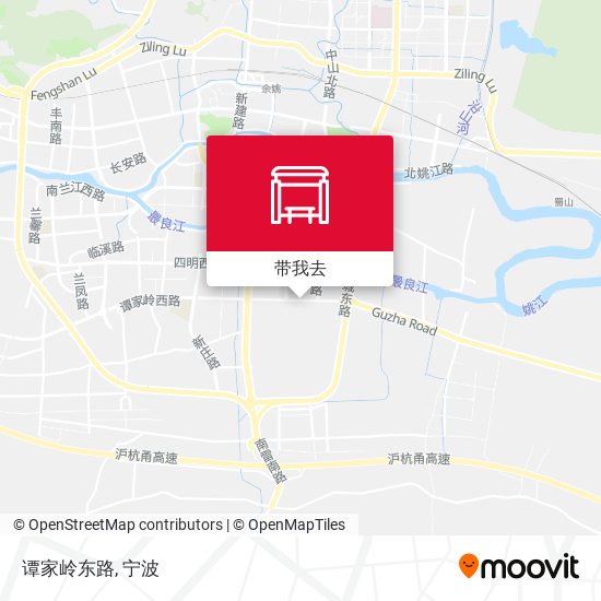 谭家岭东路地图