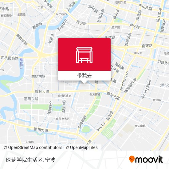 医药学院生活区地图