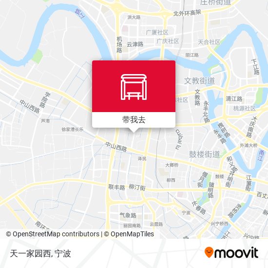 天一家园西地图