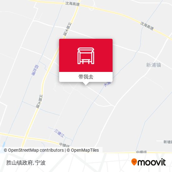胜山镇政府地图