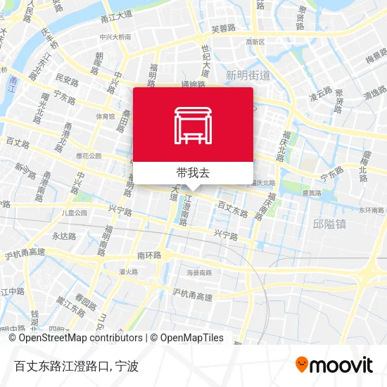 百丈东路江澄路口地图