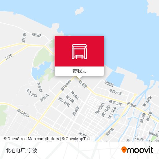 北仑电厂地图