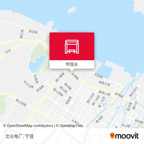 北仑电厂地图