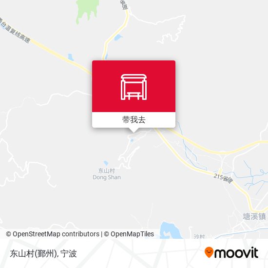 东山村(鄞州)地图