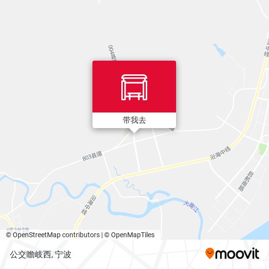 公交瞻岐西地图