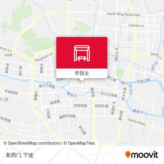 新西门地图