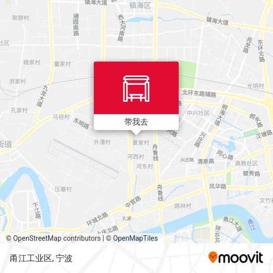 甬江工业区地图