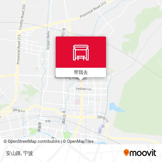 安山路地图