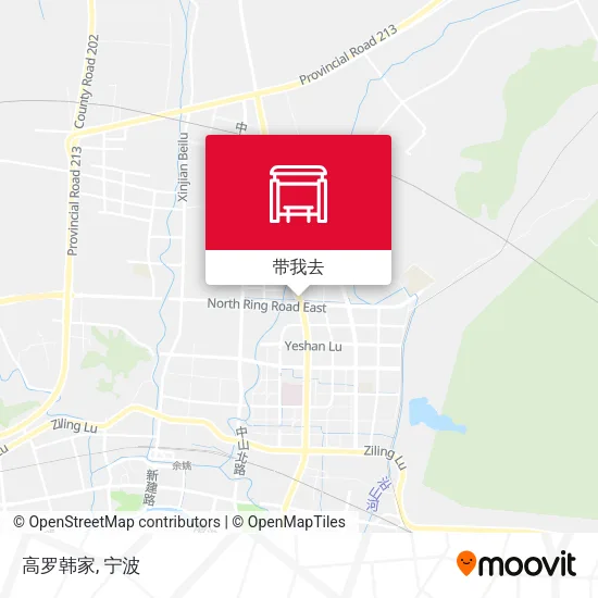 高罗韩家地图