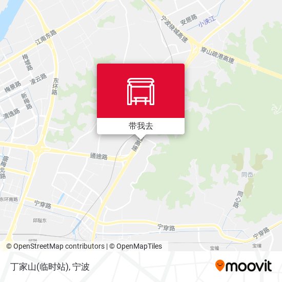 丁家山(临时站)地图