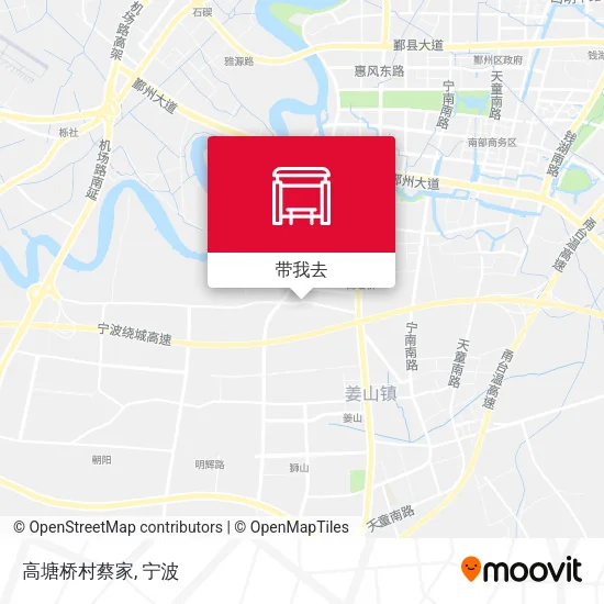 高塘桥村蔡家地图