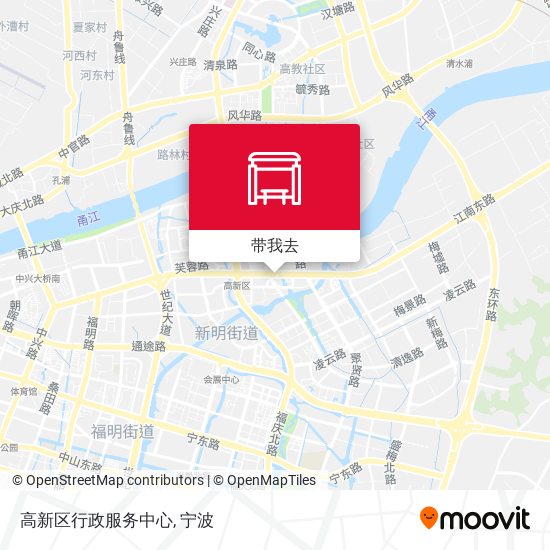 高新区行政服务中心地图
