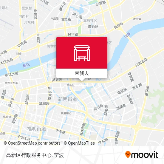 高新区行政服务中心地图