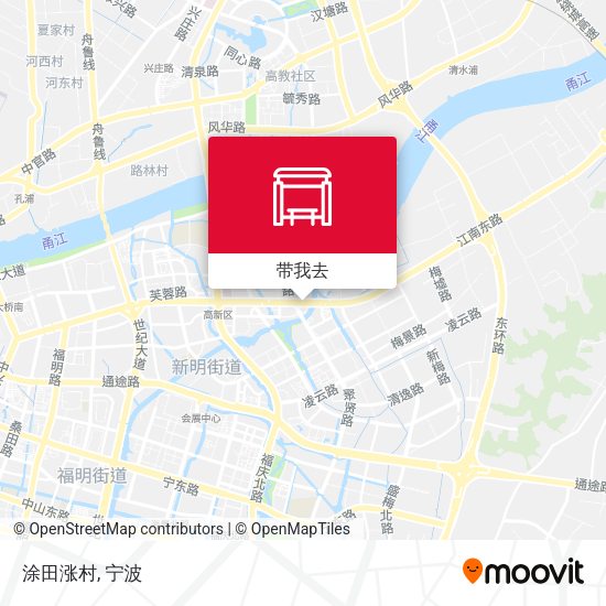 涂田涨村地图