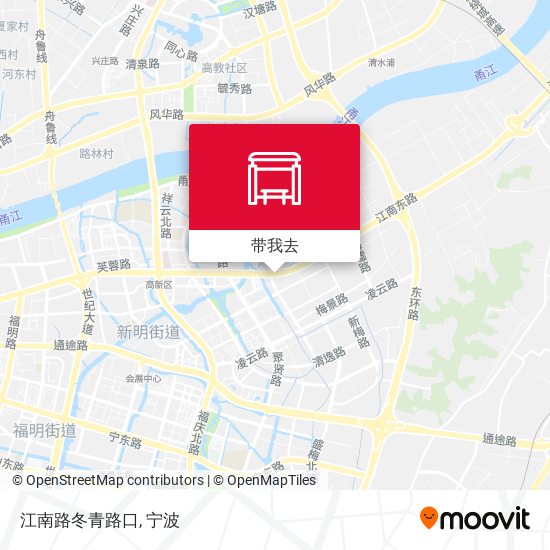江南路冬青路口地图