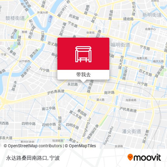永达路桑田南路口地图