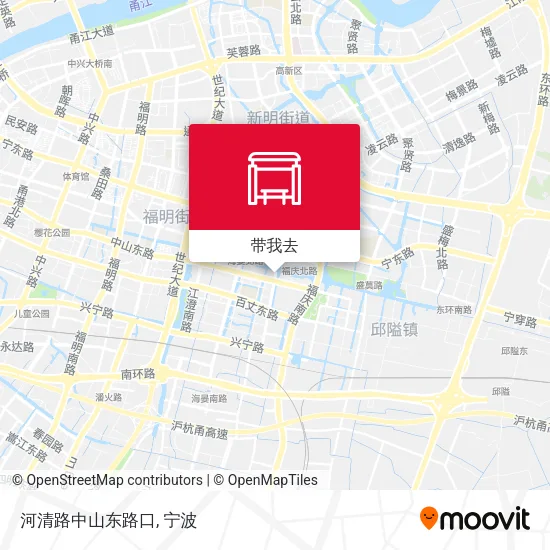 河清路中山东路口地图