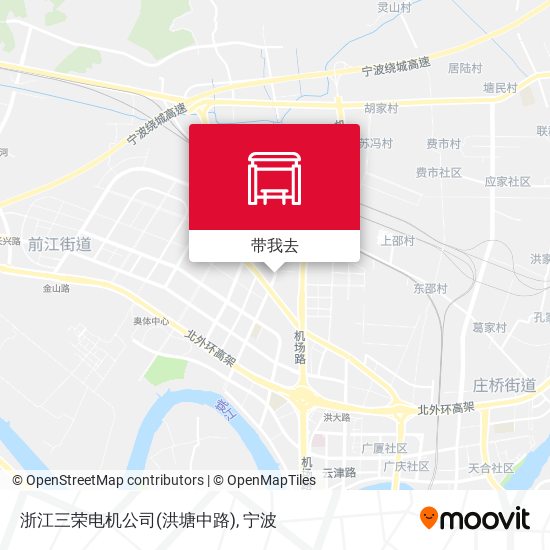 浙江三荣电机公司(洪塘中路)地图