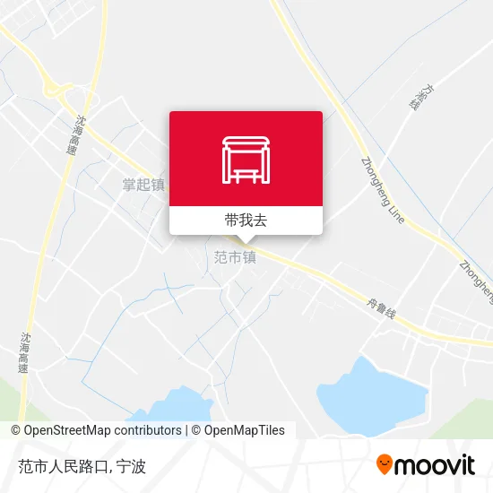 范市人民路口地图