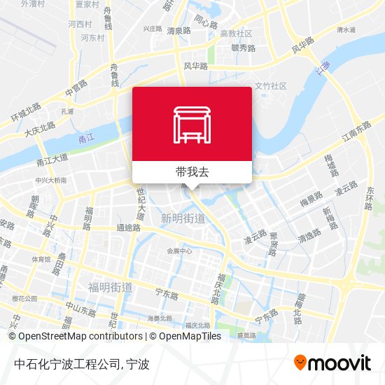 中石化宁波工程公司地图