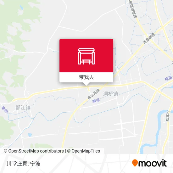 川堂庄家地图