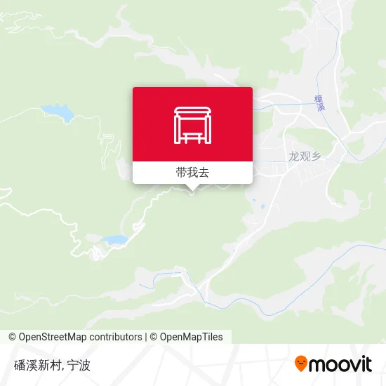 磻溪新村地图