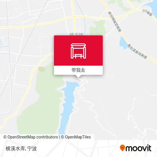 横溪水库地图