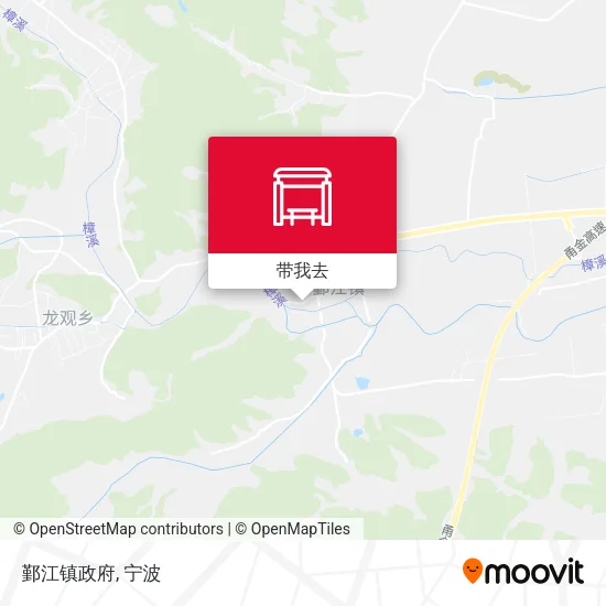 鄞江镇政府地图