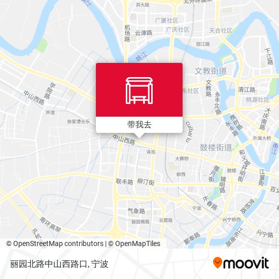 丽园北路中山西路口地图