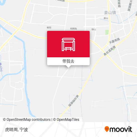 虎哨周地图