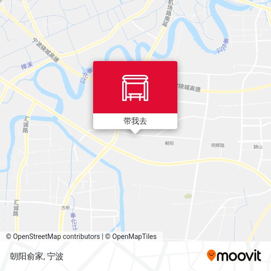 朝阳俞家地图
