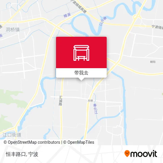 恒丰路口地图