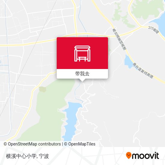 横溪中心小学地图
