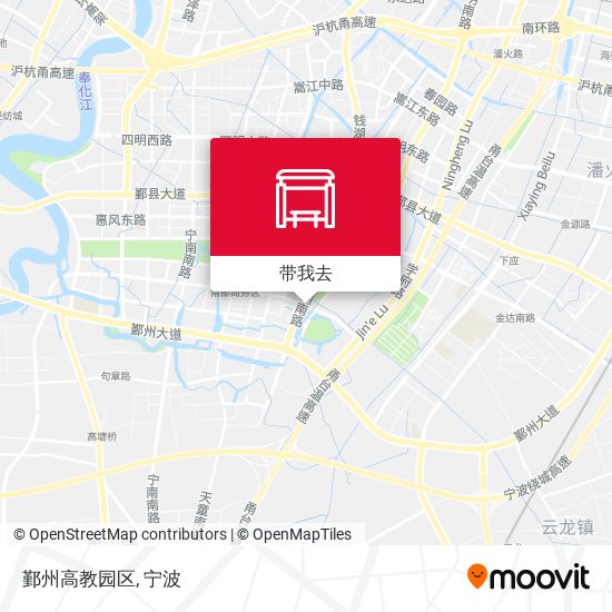 鄞州高教园区地图