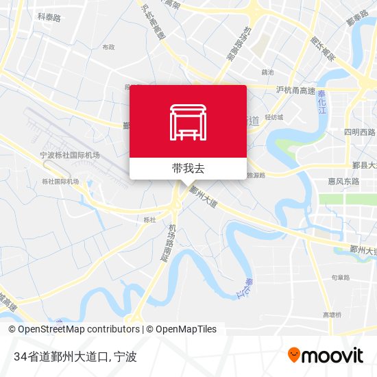 34省道鄞州大道口地图