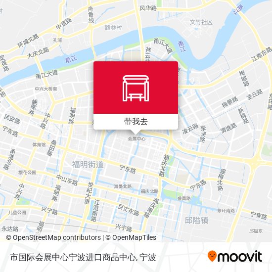 市国际会展中心宁波进口商品中心地图