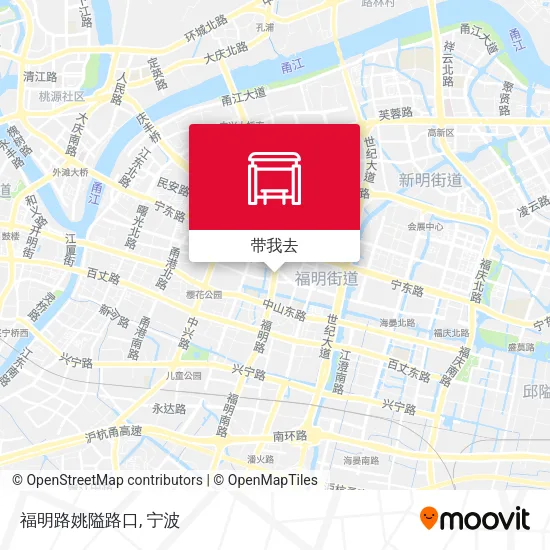 福明路姚隘路口地图