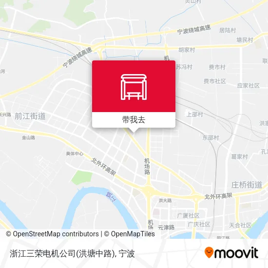浙江三荣电机公司(洪塘中路)地图