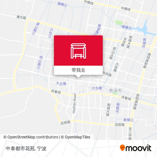 中泰都市花苑地图