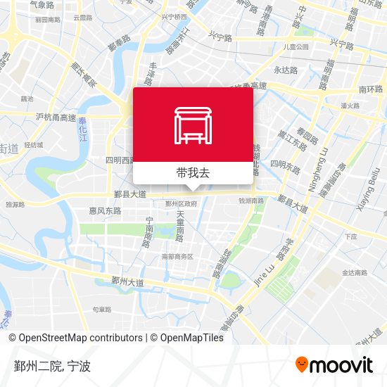 鄞州二院地图