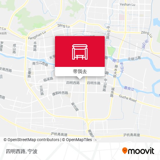 四明西路地图