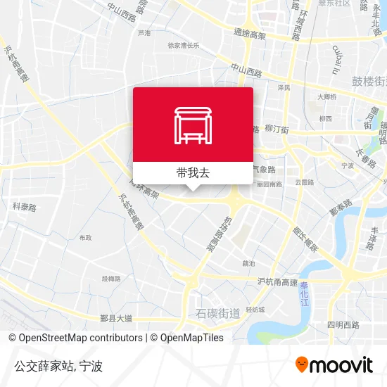 公交薛家站地图