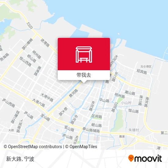 新大路地图