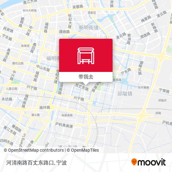 河清南路百丈东路口地图