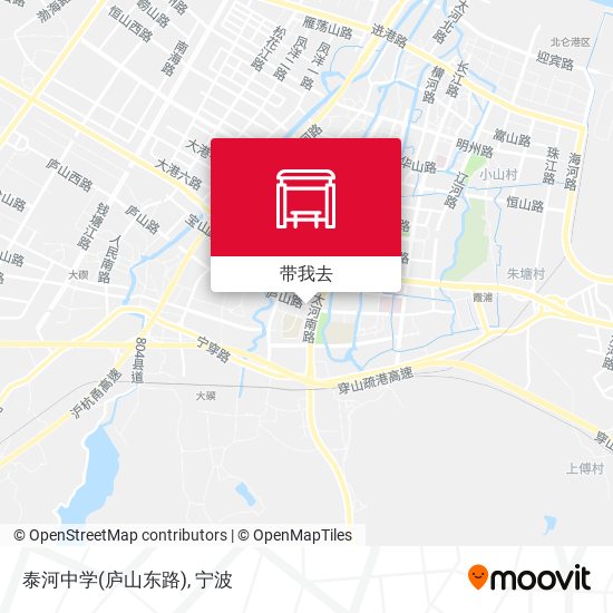 泰河中学(庐山东路)地图