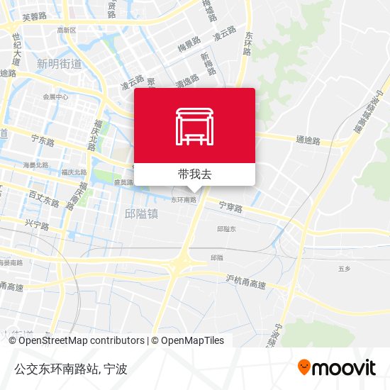 公交东环南路站地图