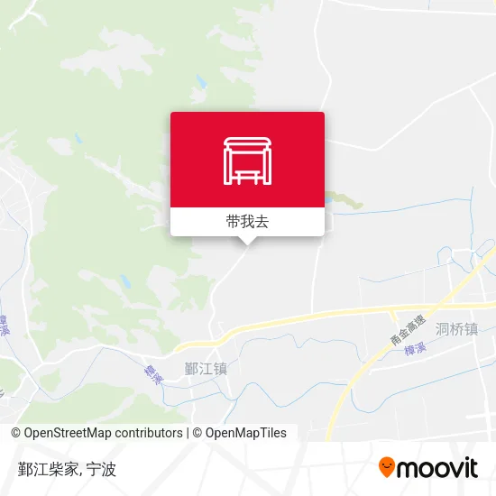 鄞江柴家地图